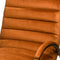 Burnt Orange And Brass Ribbed Ark Chair Living Hill Interiors 