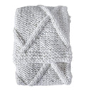 Cable Knit Diamond Throw Cream Accessories Regency Studio 