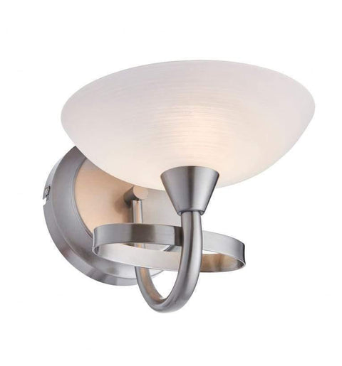 Cagney Wall Light Satin Chrome Lighting Regency Studio 