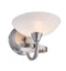 Cagney Wall Light Satin Chrome Lighting Regency Studio 