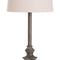 Calven Grey Base Table Lamp With Natural Shade Lighting Hill Interiors 