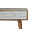 Capsule White Painted Console Table Sleeping Artisan Furniture 