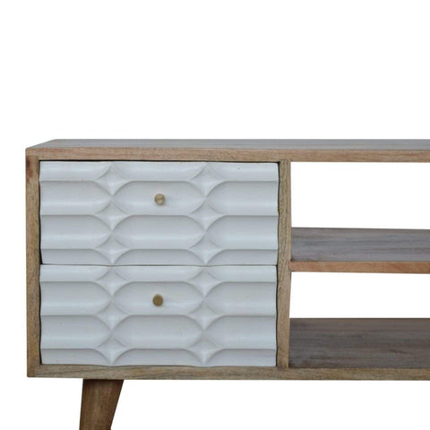 Capsule White Painted Media Unit Living Artisan Furniture 