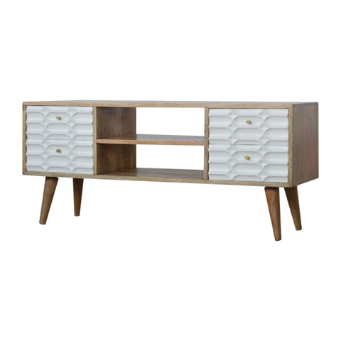 Capsule White Painted Media Unit Living Artisan Furniture 