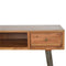 Caramel Writing Desk with Iron Legs Living Artisan Furniture 