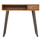 Caramel Writing Desk with Iron Legs Living Artisan Furniture 
