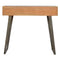 Caramel Writing Desk with Iron Legs Living Artisan Furniture 