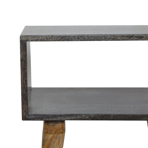 Carbon Black Open Bedside Sleeping Artisan Furniture 