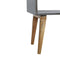 Carbon Black Open Bedside Sleeping Artisan Furniture 