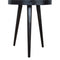 Carbon Black Rattan End Table Living Artisan Furniture 