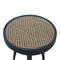 Carbon Black Rattan End Table Living Artisan Furniture 