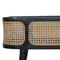 Carbon Black Rattan Tray Table Accessories Artisan Furniture 