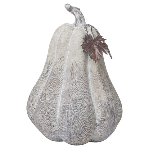 Carved Wood Effect Tall Pumpkin Accessories Hill Interiors 