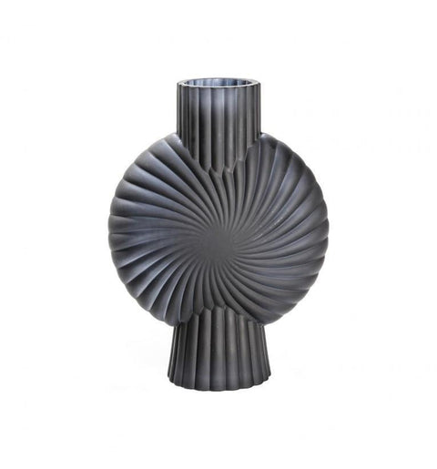Cassis Vase Frosted Black Small Accessories Regency Studio 