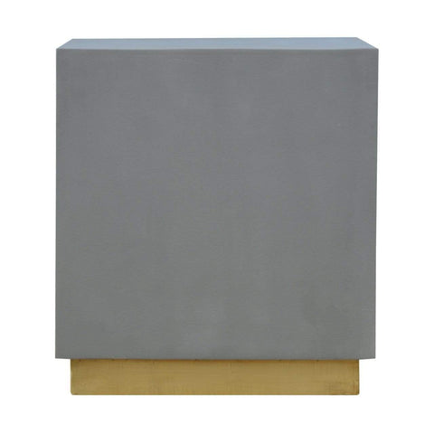 Cement Cube Open Bedside Sleeping Artisan Furniture 