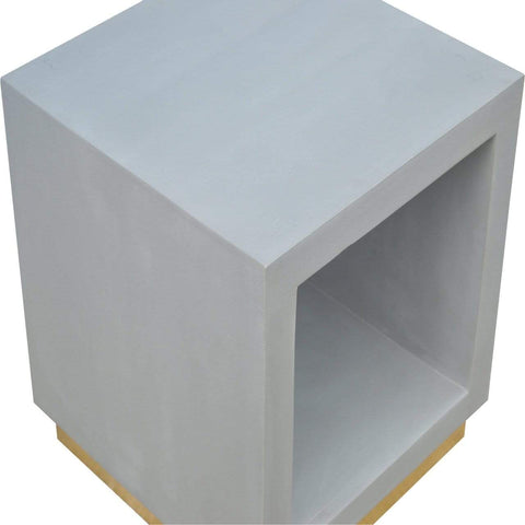 Cement Cube Open Bedside Sleeping Artisan Furniture 