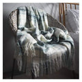 Check Mohair Throw Duckegg Accessories Regency Studio 