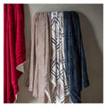 Check Sherpa Throw Taupe & Grey Accessories Regency Studio 