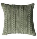 Chenille Embroidered Cushion Sage Accessories Regency Studio 