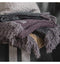 Chenille Herringbone Throw Ochre Accessories Regency Studio 