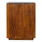 Chestnut Bedside with Gold Bar Sleeping Artisan Furniture 
