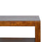 Chestnut Bedside with Gold Bar Sleeping Artisan Furniture 