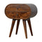Chestnut Circular Bedside Sleeping Artisan Furniture 
