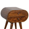 Chestnut Circular Bedside Sleeping Artisan Furniture 