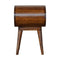 Chestnut Circular Open Bedside Sleeping Artisan Furniture 