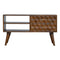Chestnut Cube Carved Media Unit Living Artisan Furniture 