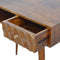 Chestnut Cube Carved Writing Desk Living Artisan Furniture 