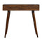 Chestnut Cube Carved Writing Desk Living Artisan Furniture 