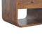 Chestnut Curved Edge Bedside Sleeping Artisan Furniture 