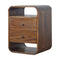 Chestnut Curved Edge with 2 Drawers Sleeping Artisan Furniture 