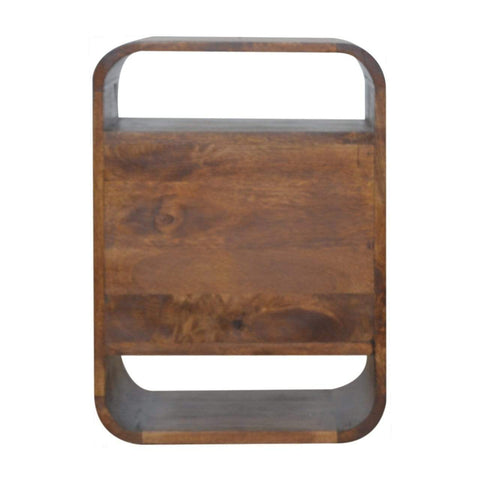 Chestnut Curved Edge with 2 Drawers Sleeping Artisan Furniture 