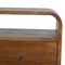Chestnut Curved Edge with 2 Drawers Sleeping Artisan Furniture 