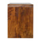 Chestnut Glass Shelf Media Unit Living Artisan Furniture 