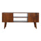 Chestnut Gold Inlay Abstract Media Unit Living Artisan Furniture 