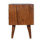 Chestnut Gold Inlay Abstract Media Unit Living Artisan Furniture 