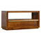 Chestnut Media Unit with Gold Bar Living Artisan Furniture 