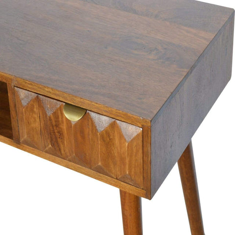 Chestnut Prism Writing Desk Living Artisan Furniture 