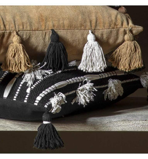Chevey Cushion Cream Black Accessories Regency Studio 
