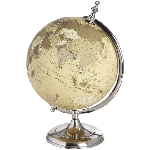 Chrome Desktop Globe Accessories Hill Interiors 