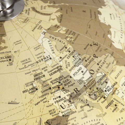 Chrome Desktop Globe Accessories Hill Interiors 