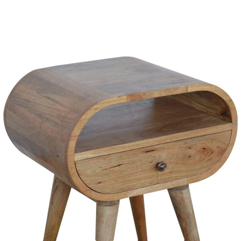 Circular Bedside Sleeping Artisan Furniture 