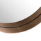 Circular Copper Finish Mirror With Protruding Edge Mirrors Hill Interiors 