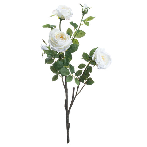 Classic White Garden Rose Spray Accessories Hill Interiors 