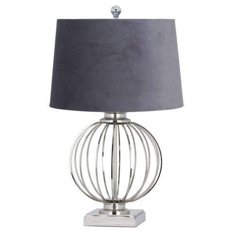 Clementine Chrome Table Lamp Lighting Hill Interiors 