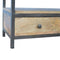 Coffee Table with Iron Base Living Artisan Furniture 