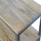 Coffee Table with Iron Base Living Artisan Furniture 
